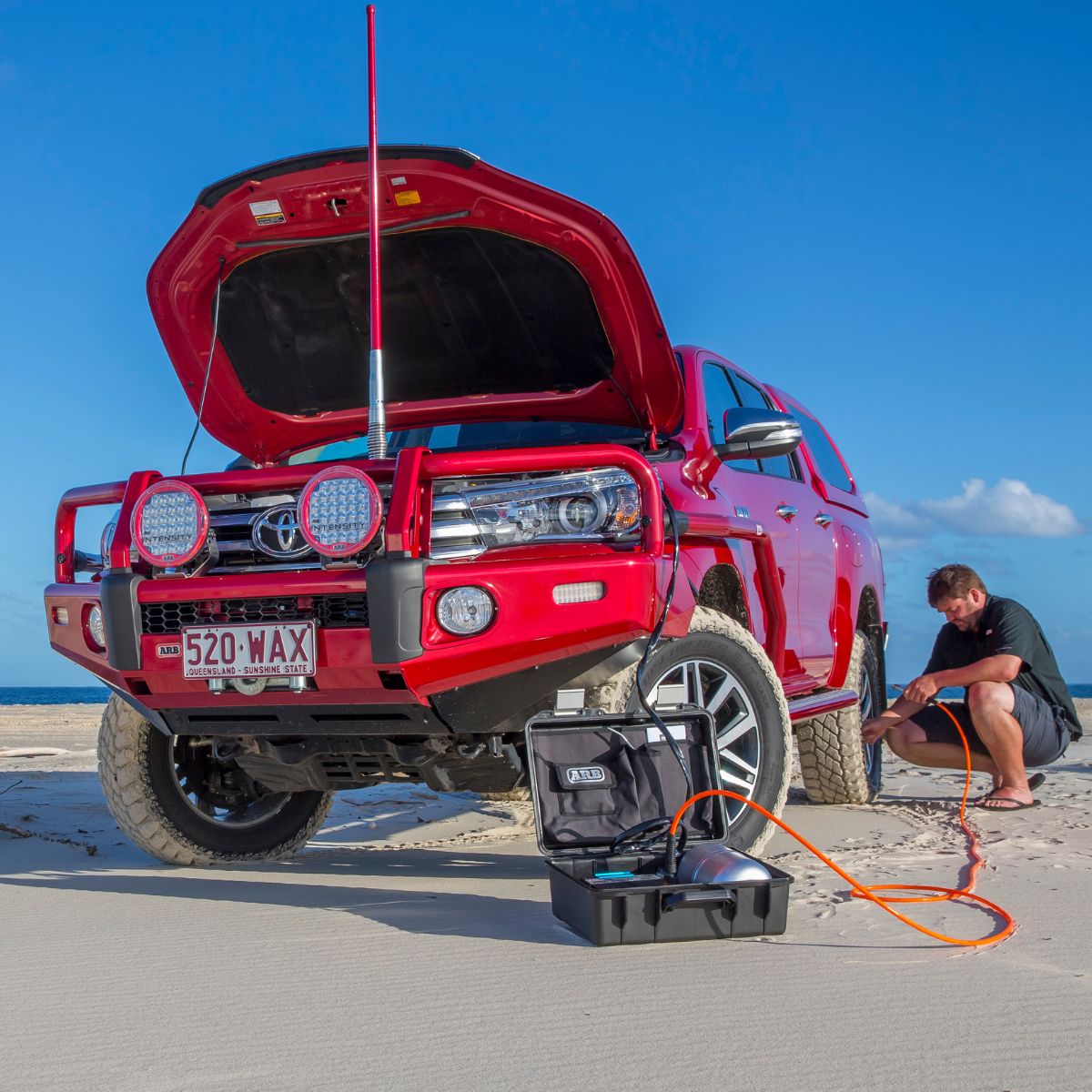 Arb portable twin air compressor discount
